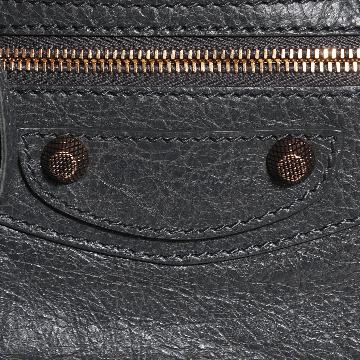 Agneau Giant 12 Rose Gold Hardware City Gris Tarmac