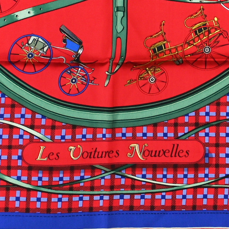 Hermes Silk Les Voitures A Transformation Scarf 90 2 of 6