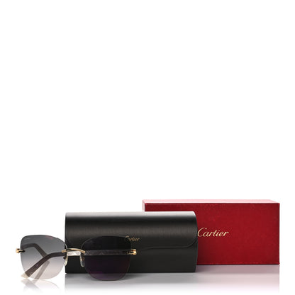 Cartier Mother of Pearl Sunglasses CT001RS Gold White 8 of 8