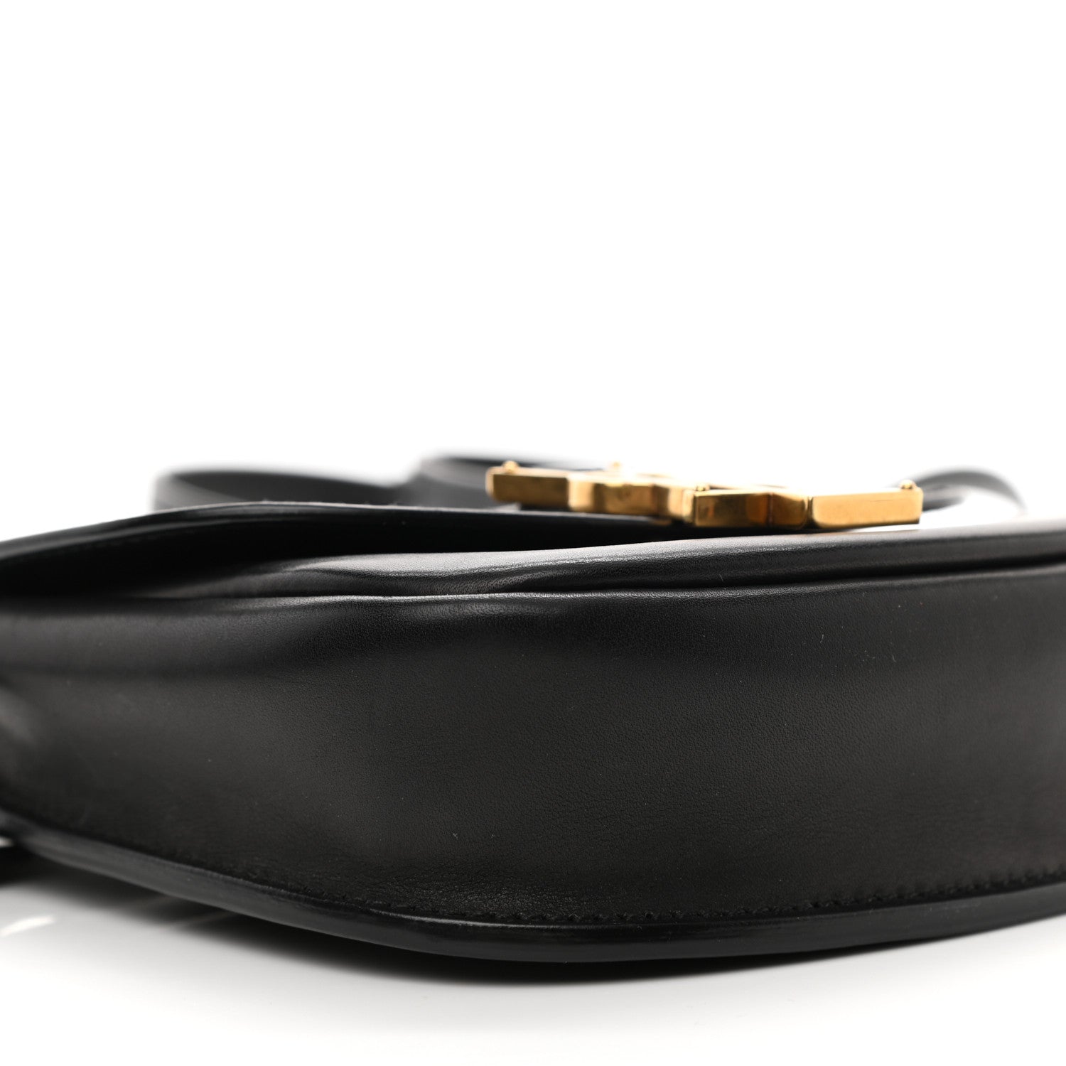 Saint Laurent Smooth Calfskin Mini Classic Monogram Kaia Satchel Black 9 of 16
