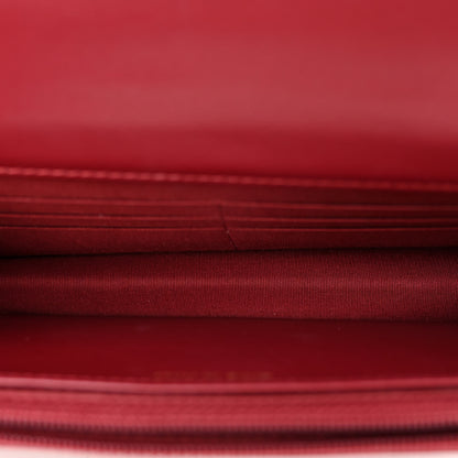 Chanel Calfskin Quilted Perfect FIt Wallet On Chain WOC Burgundy 5 of 11