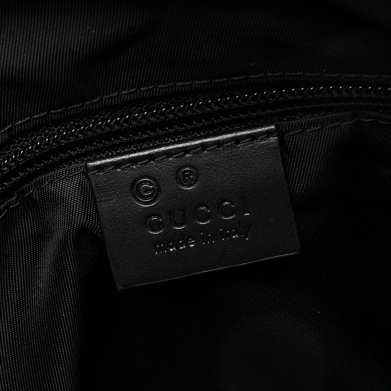Gucci Techno Canvas Selleria Calfskin Web Small Flat Messenger Bag Black 6 of 10