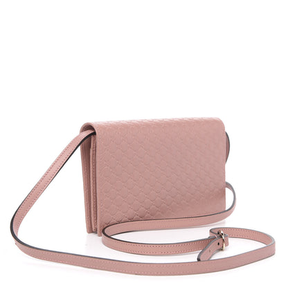 Gucci Microguccissima Crossbody Wallet Soft Pink 3 of 11