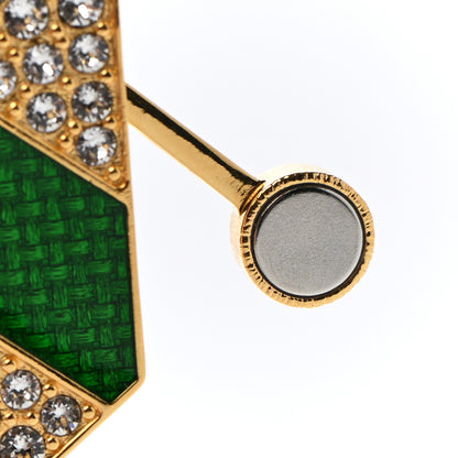 Gucci Crystal Elephant Brooch Green 5 of 8