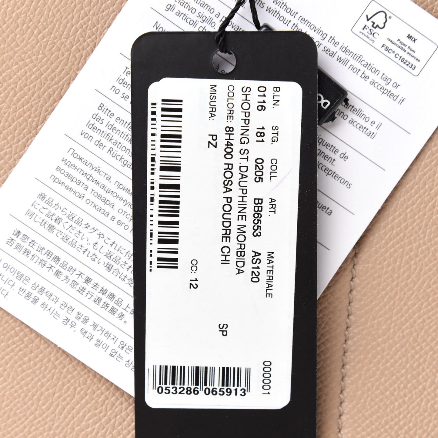 St Dauphine DG Shopping Tote Poudre
