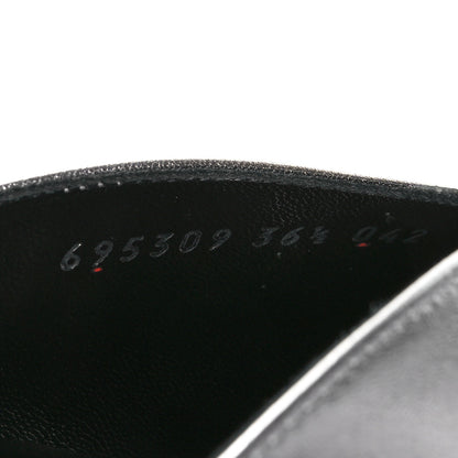 Gucci Metallic Nappa Silk Square G Slide Sandals  36.5 Argento 8 of 9