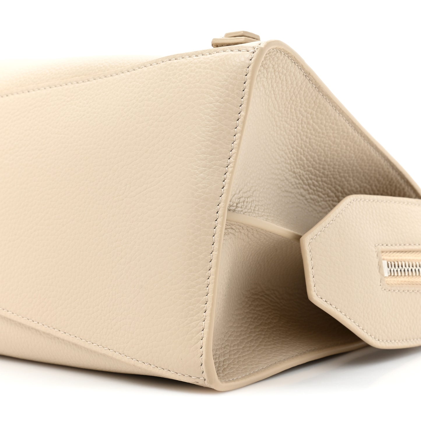 Grained Calfskin Neo Classic Silver Hardware S City Cream