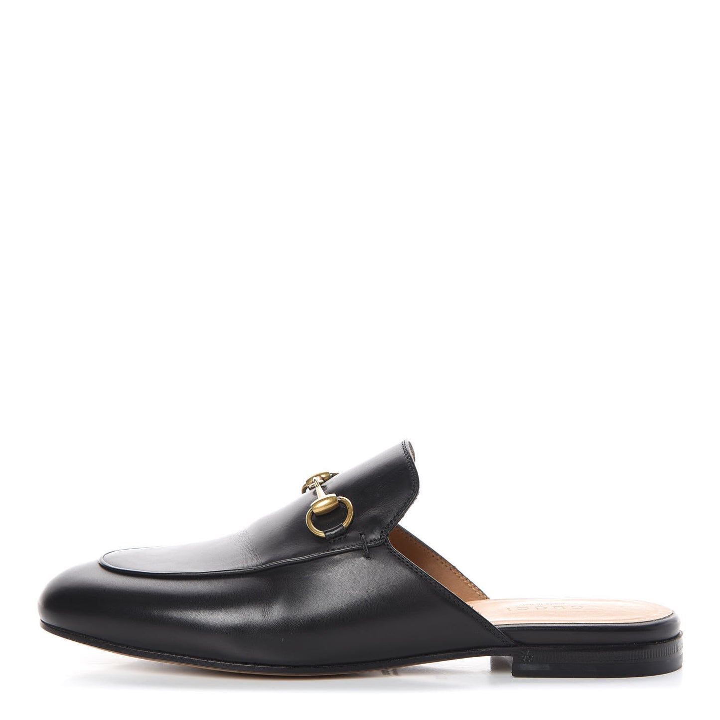 Calfskin Womens Princetown Slippers 37 Black