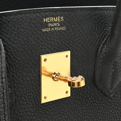 Hermes Togo Birkin 35 Black 6 of 10