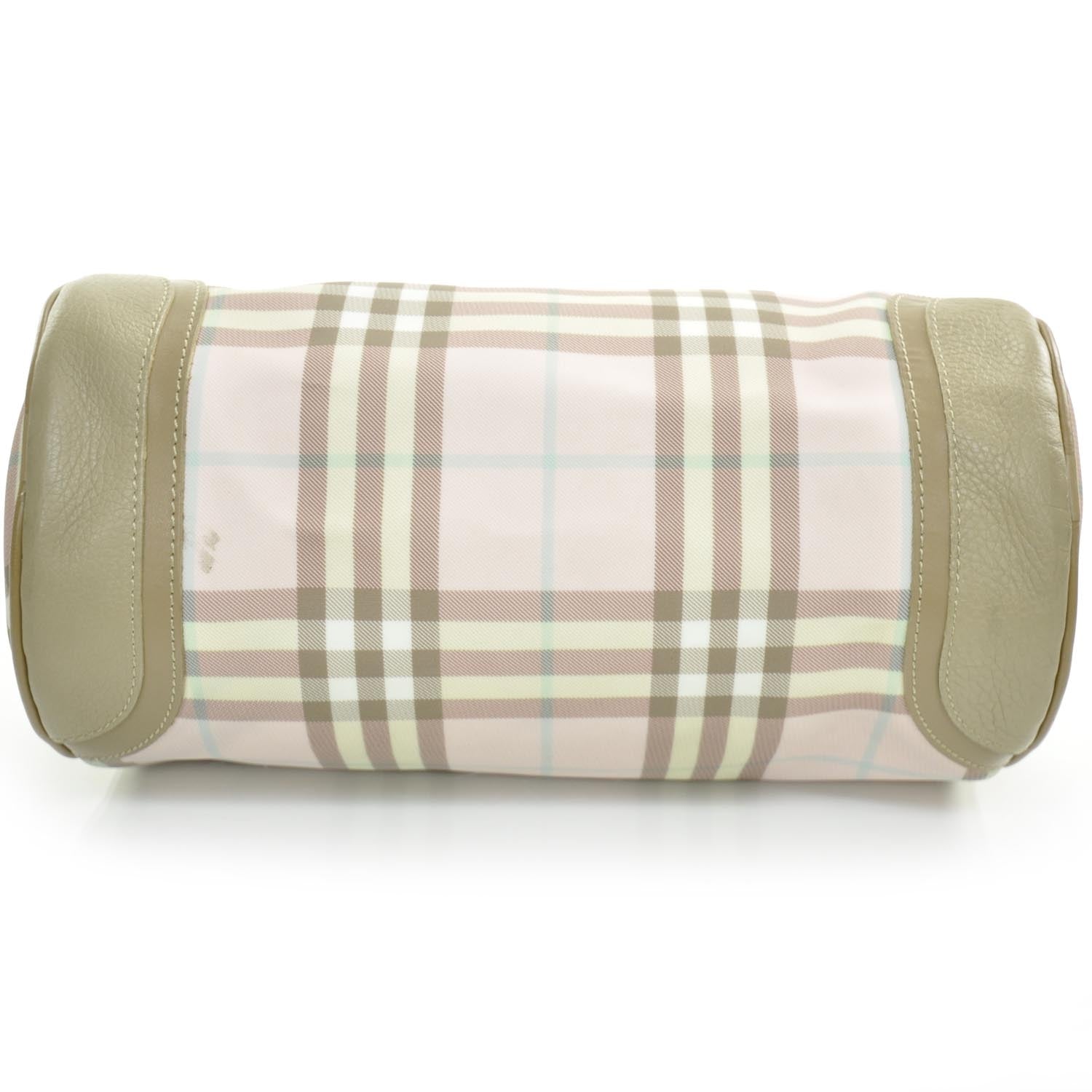 Burberry Candy Check Lola Barrel Shoulder Bag Pink 5 of 8