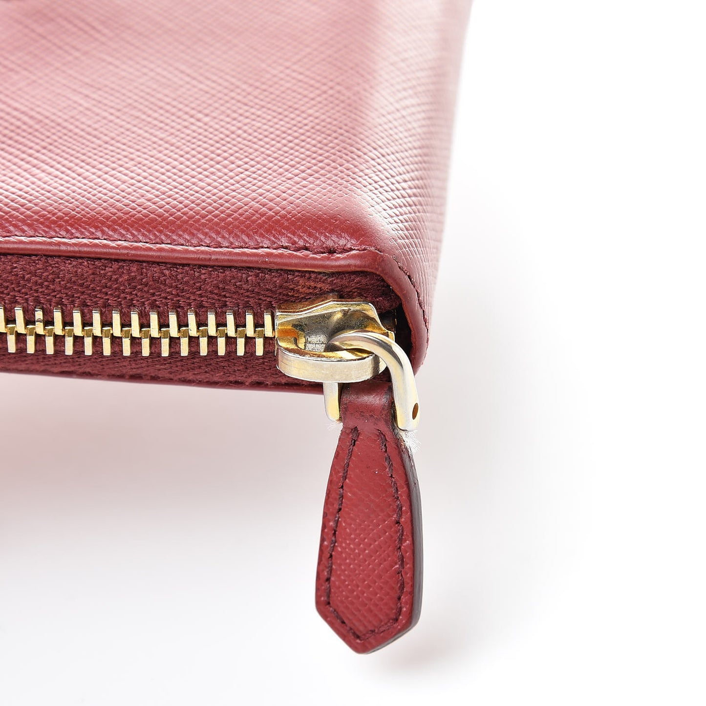 Saffiano Metal Coin Purse Cherry