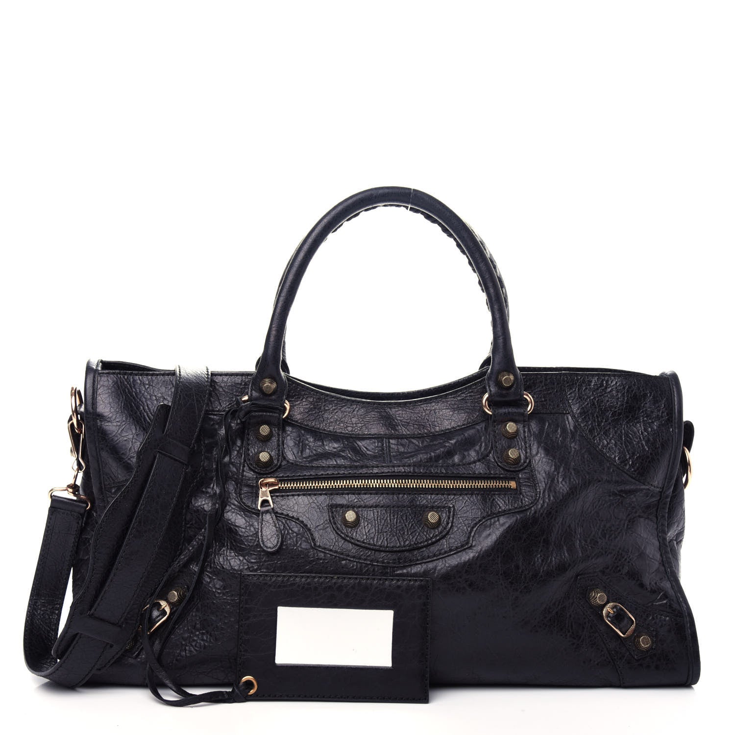 Balenciaga Agneau Giant 12 Rose Gold Hardware Part Time Black 3 of 11