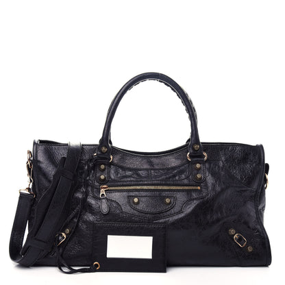 Balenciaga Agneau Giant 12 Rose Gold Hardware Part Time Black 3 of 11
