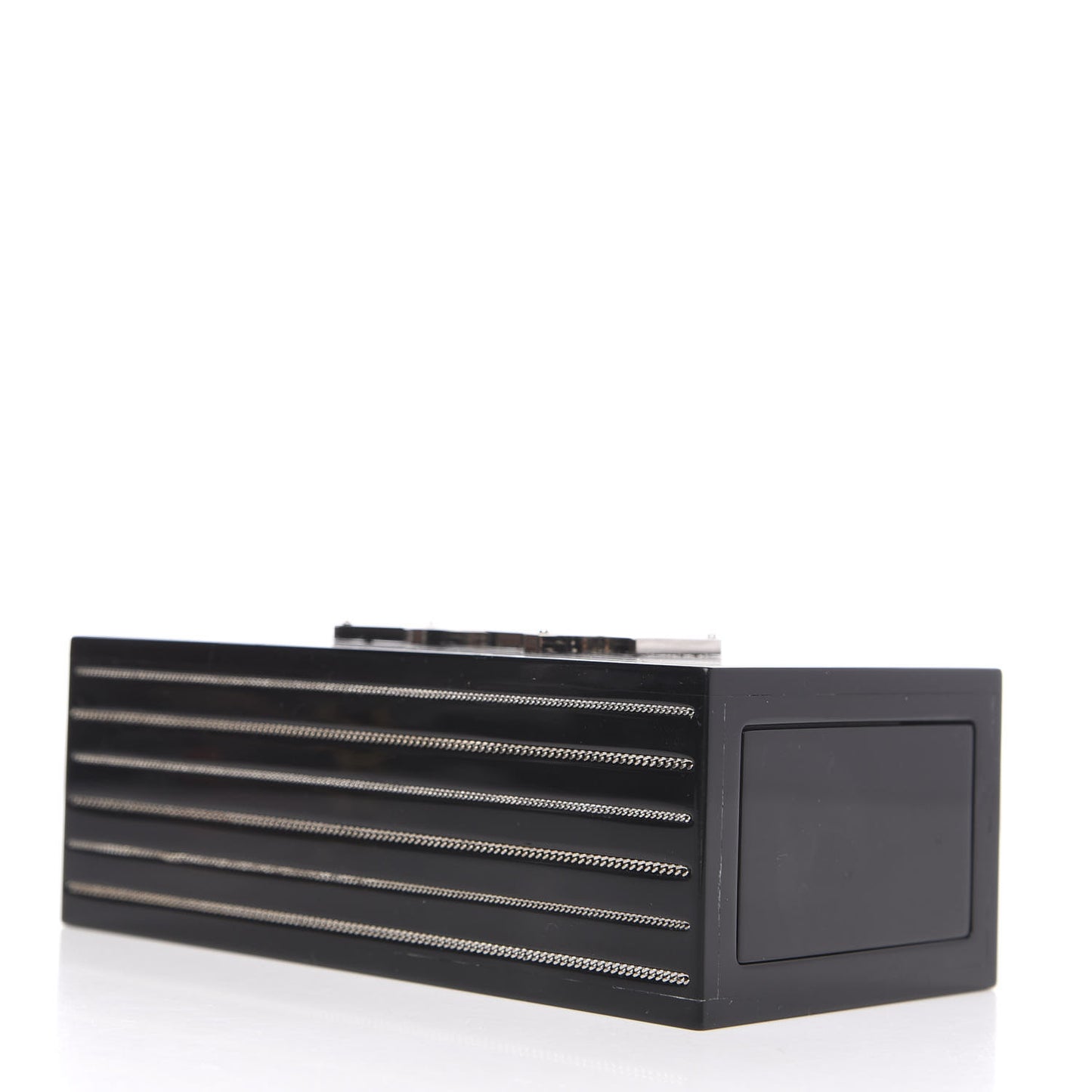 Acrylic Metal Miniadure Logo Match Box Black