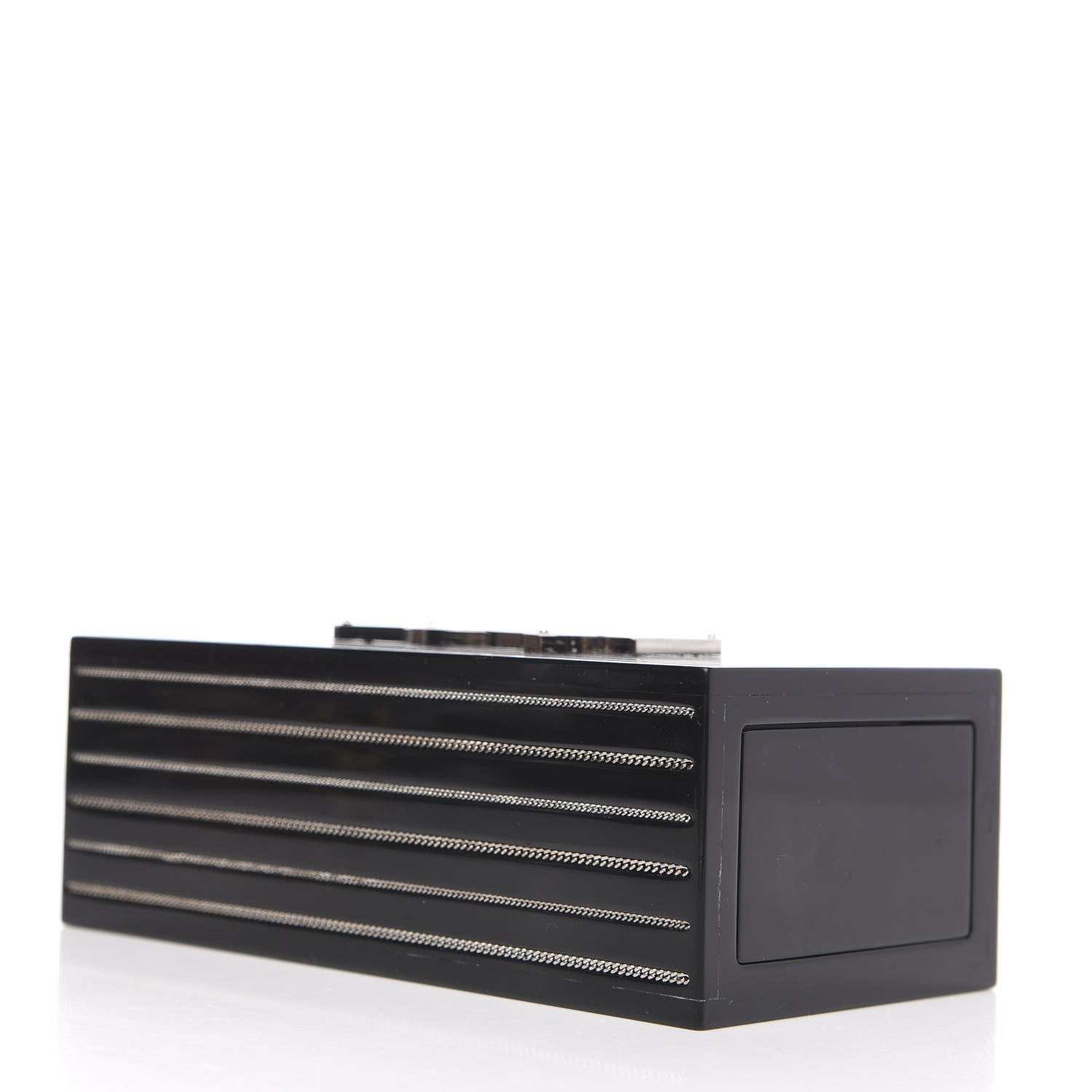 Saint Laurent Acrylic Metal Miniadure Logo Match Box Black 4 of 12