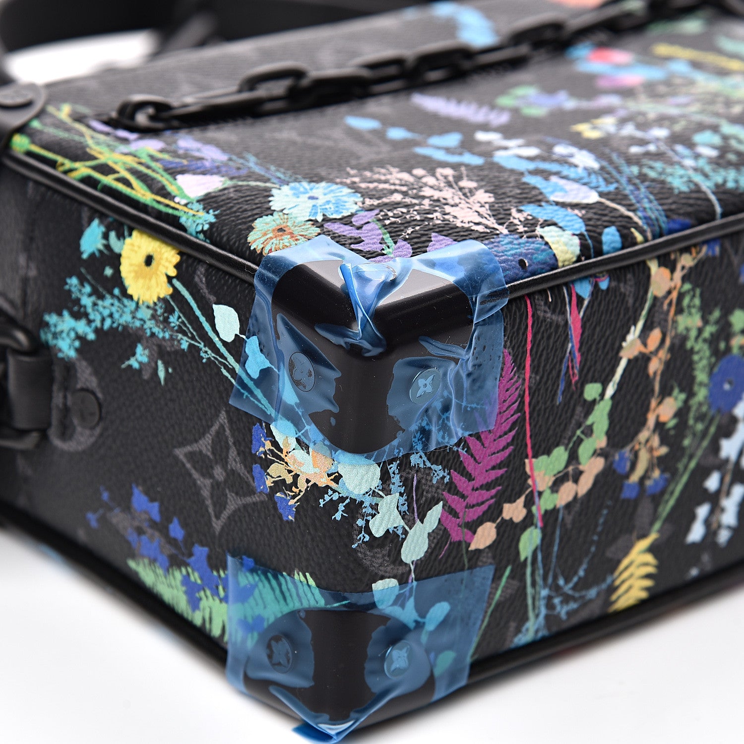 Louis Vuitton Monogram Eclipse Flower Print Mini Soft Trunk 6 of 9