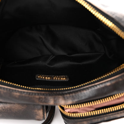Miu Miu Distressed Nappa Pocket Bag Sand Coffee 5 of 10