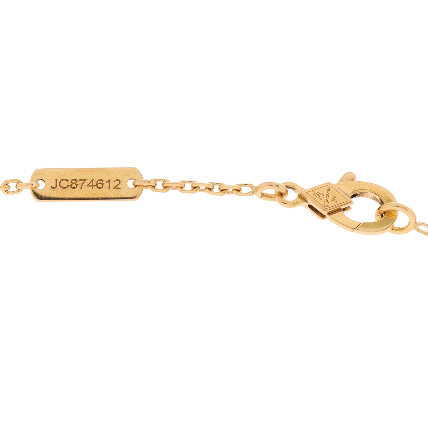 Van Cleef & Arpels 18K Rose Gold Gray Mother of Pearl Vintage Alhambra Pendant Necklace 5 of 5