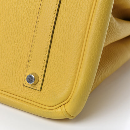 Hermes Taurillon Clemence Birkin 35 Soleil 24 of 24