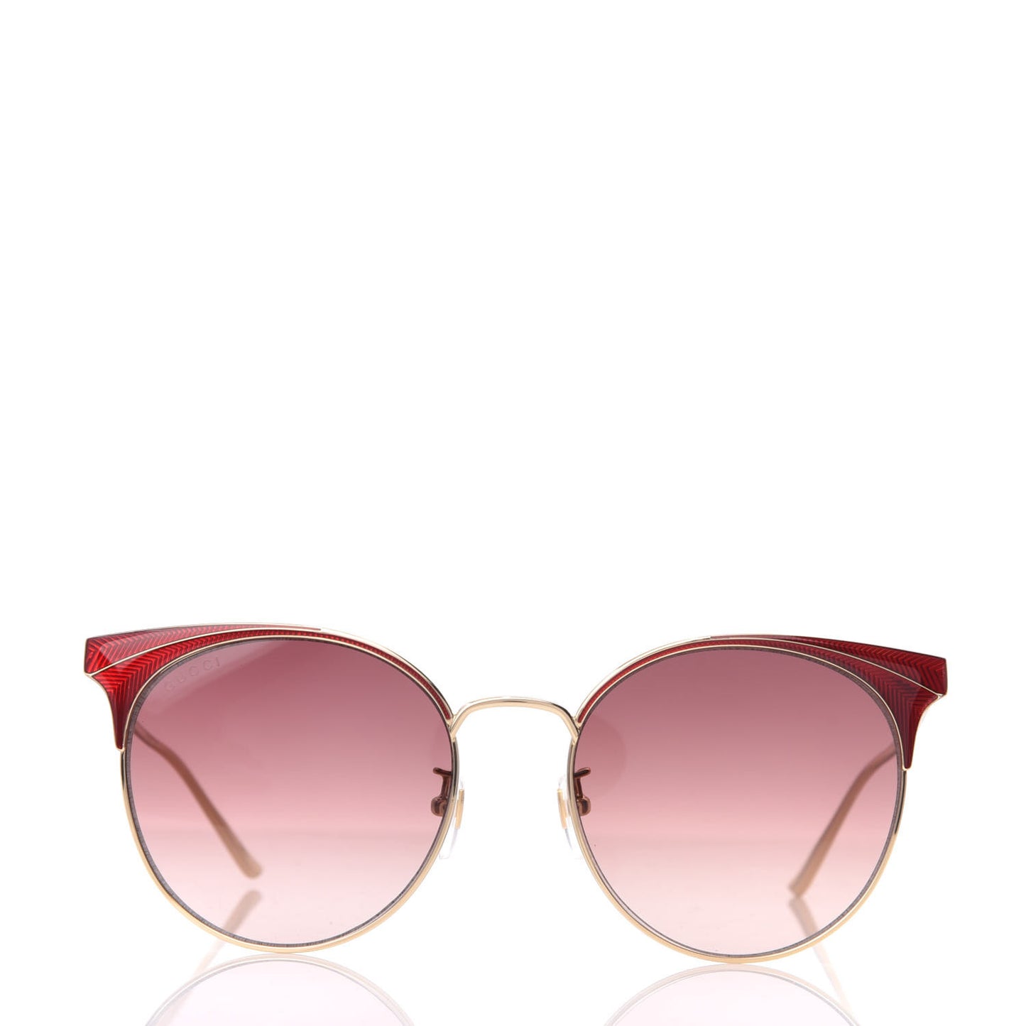 Cat Eye Sunglasses GG0402SK Red Gold