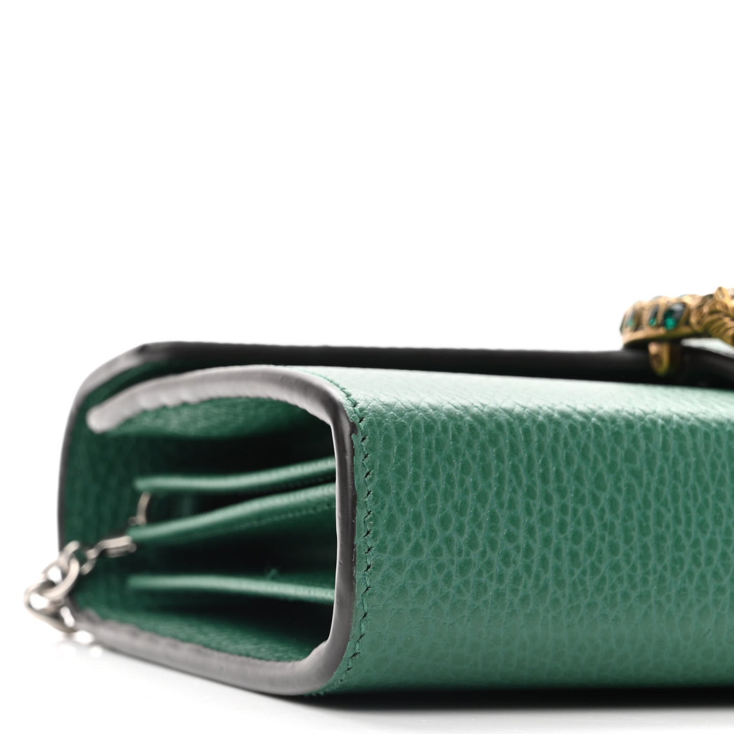 Calfskin Mini Dionysus Chain Wallet Emerald