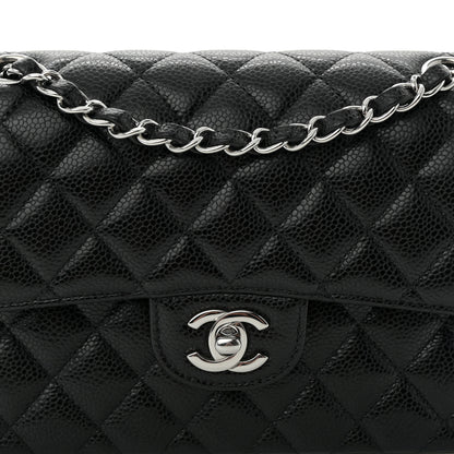 Chanel Caviar Quilted Small Double Flap Black 8 of 10