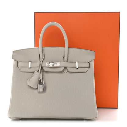 Hermes Togo Birkin 25 Beton 11 of 11