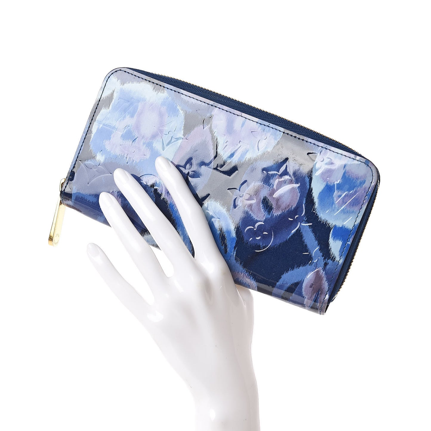 Vernis Ikat Zippy Wallet Grand Blue