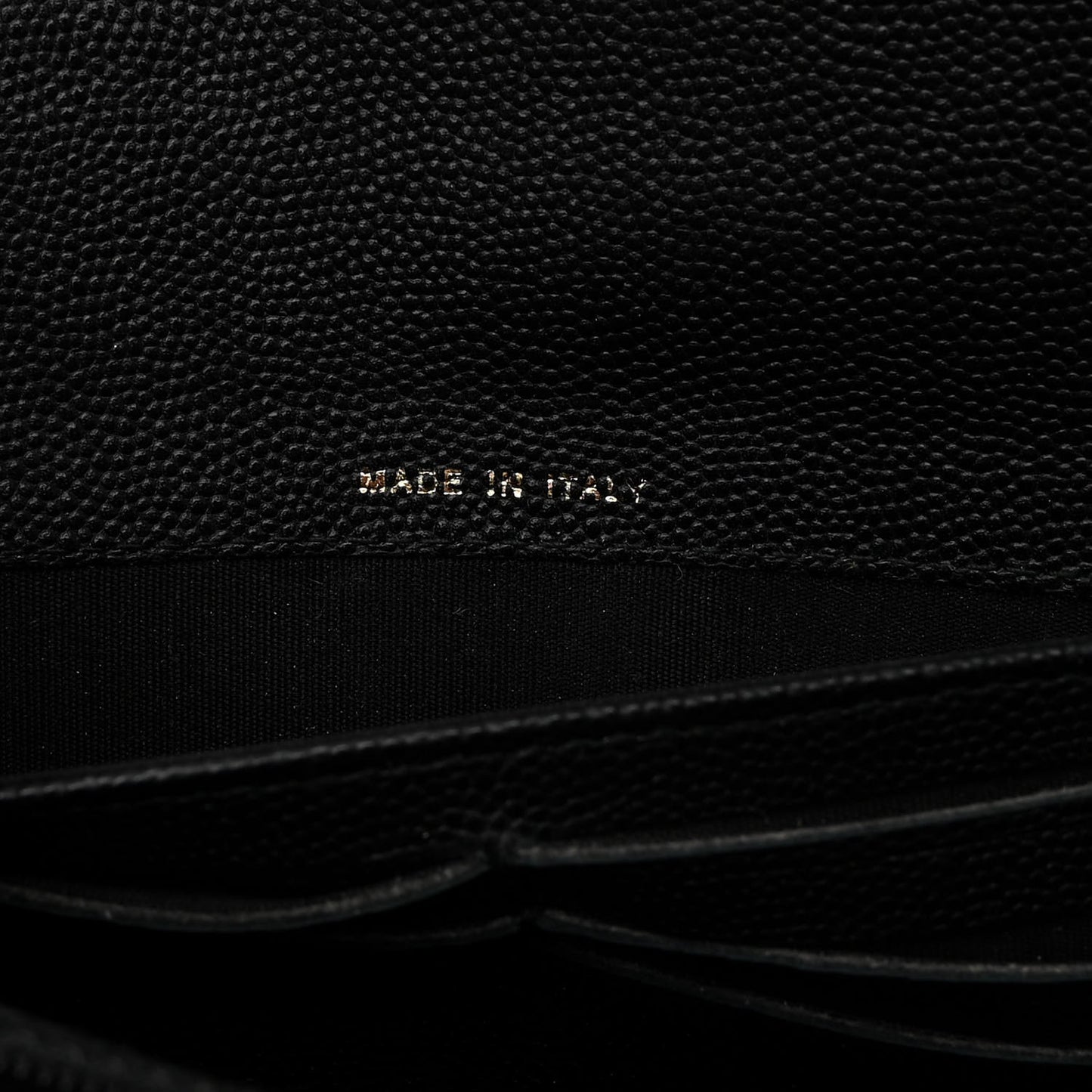 Caviar Quilted Large Boy Gusset Flap Wallet Black