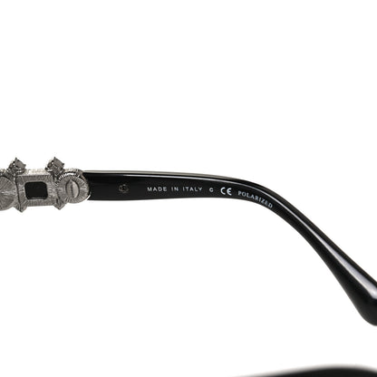 Chanel Crystal Pearl Cat Eye Sunglasses 5336-H-B Black 5 of 9