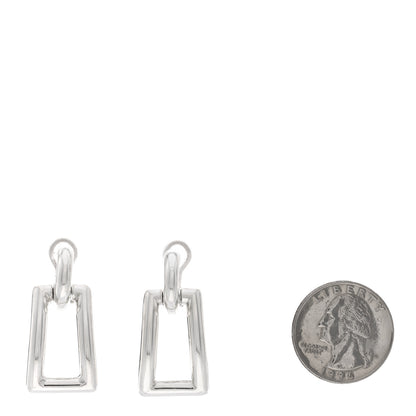 Tiffany Sterling Silver Rectangle Drop Earrings 2 of 4