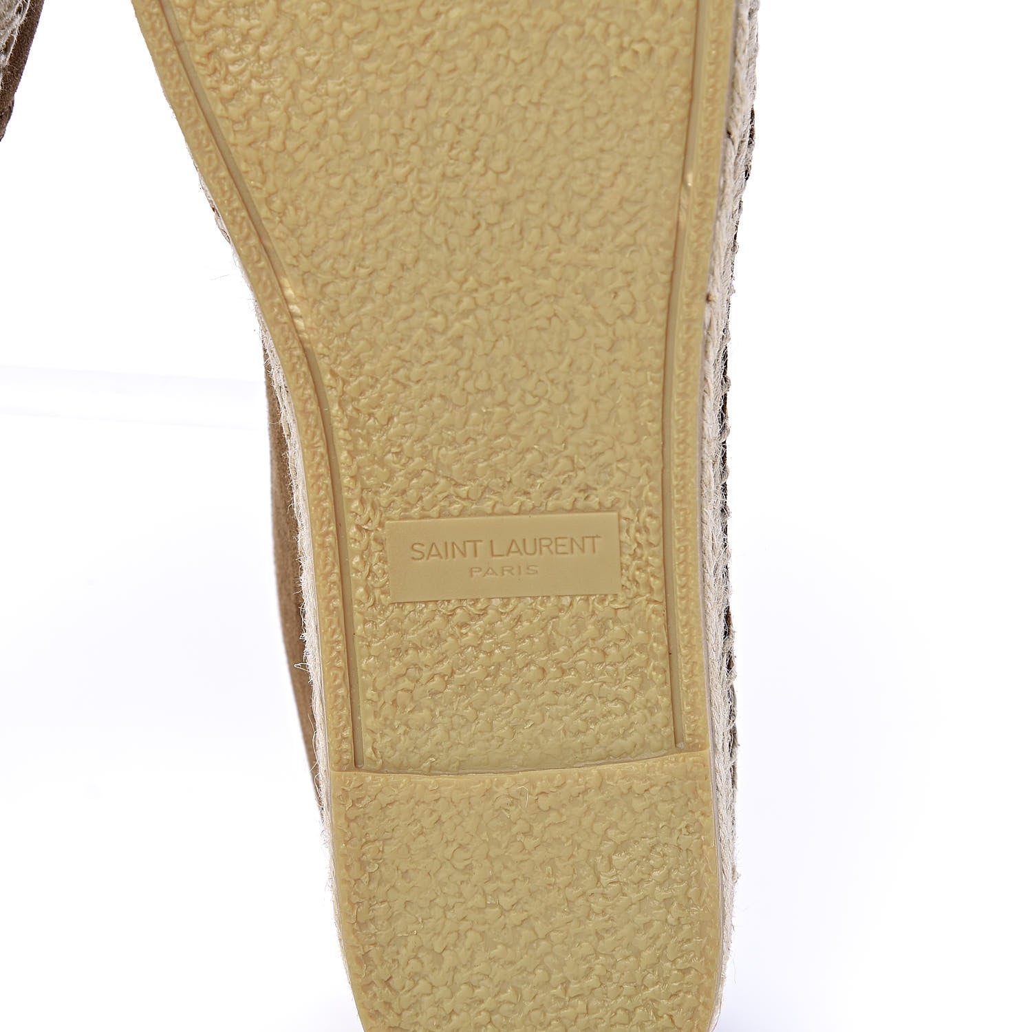 Saint Laurent Suede Monogram Espadrilles 38 Brown 6 of 9