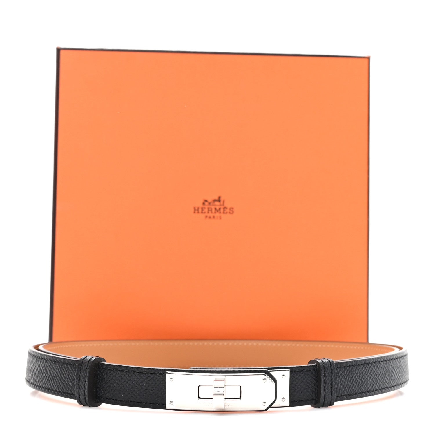 Hermes Epsom Kelly Belt Black 4 of 4