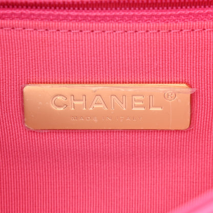 Chanel Lambskin Quilted Medium Chanel 19 Flap Pink 6 of 11