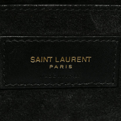Saint Laurent Smooth Calfskin Medium Classic Monogram Kate Tassel Satchel Black 6 of 14
