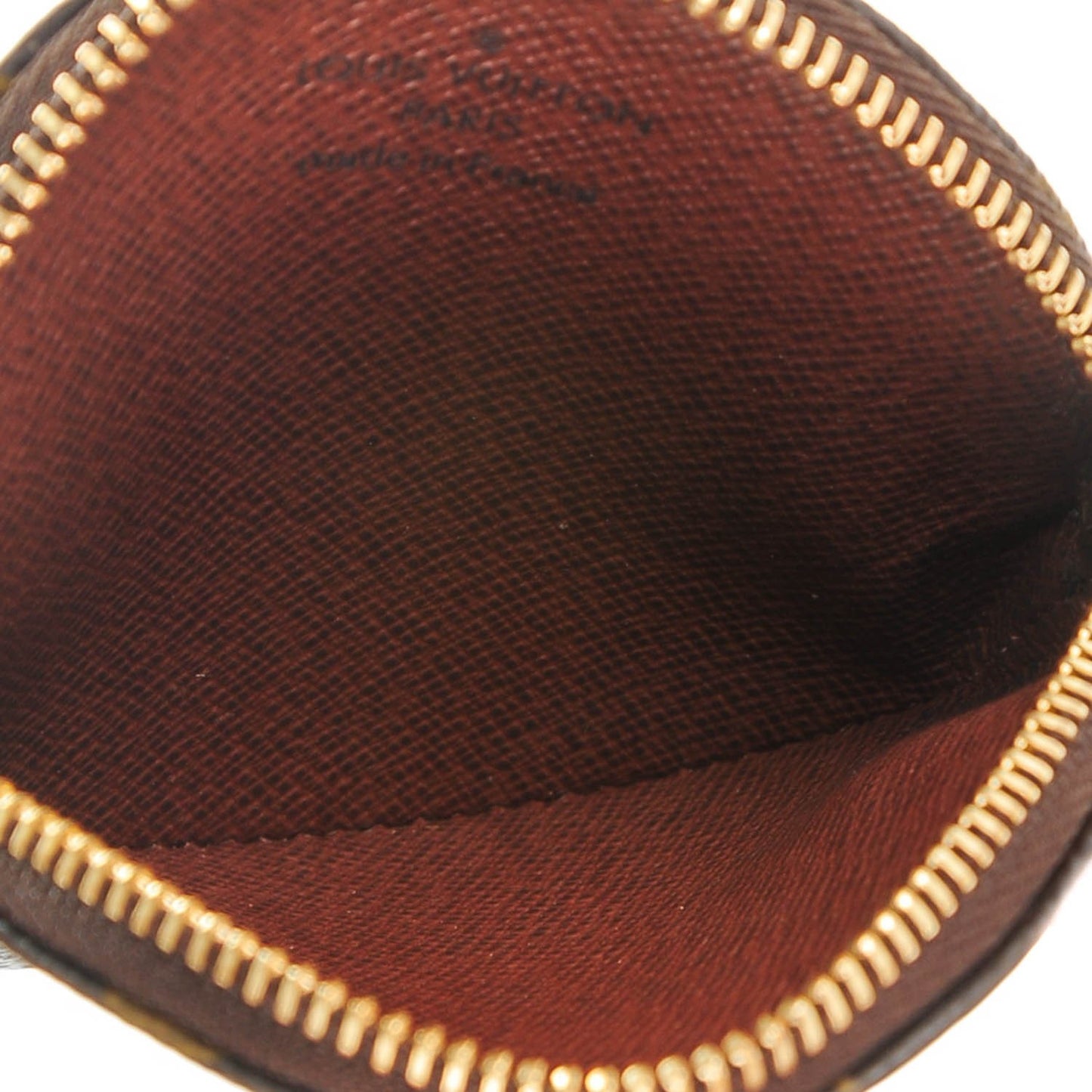 Monogram Round Coin Purse