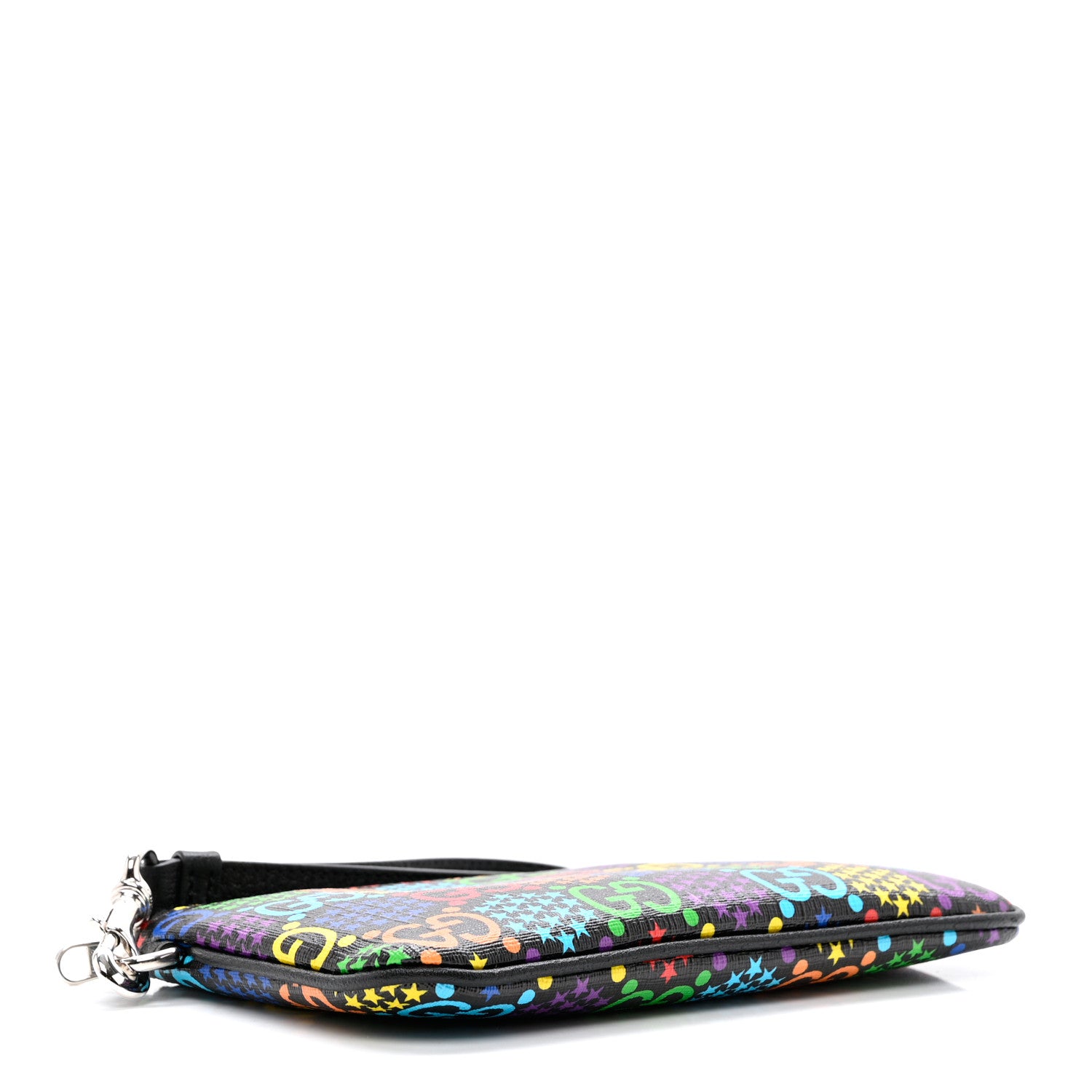 Gucci GG Supreme Monogram Psychedelic iPhone Pouch Black 4 of 6