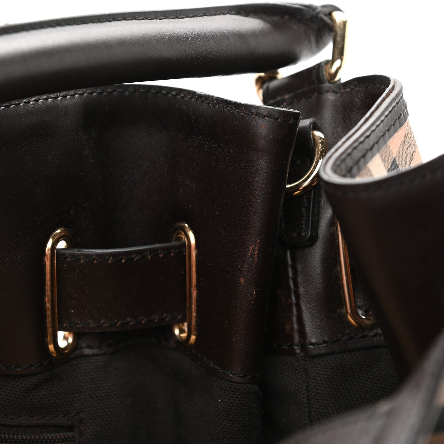 Haymarket Check Medium Willenmore Hobo Chocolate