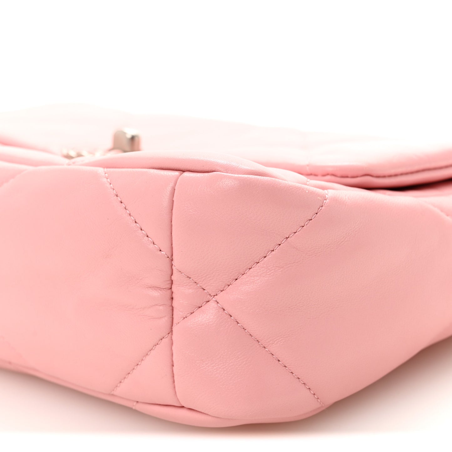 Lambskin Quilted Medium Chanel 19 Flap Pink
