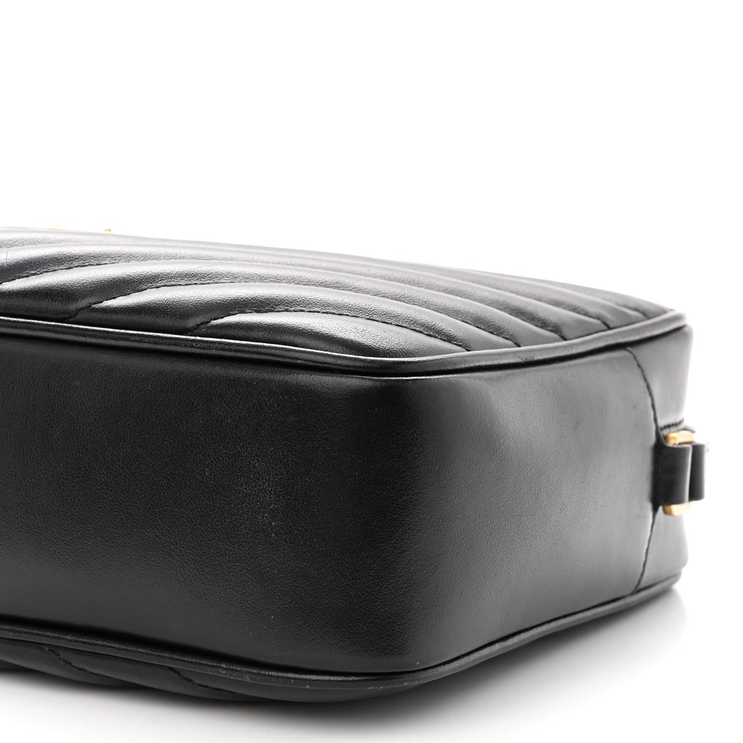 Calfskin Matelasse Monogram Lou Camera Bag Black