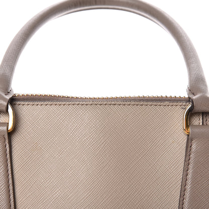 Prada Saffiano Lux Bi-Color Promenade Tote Argilla Pomice 14 of 19