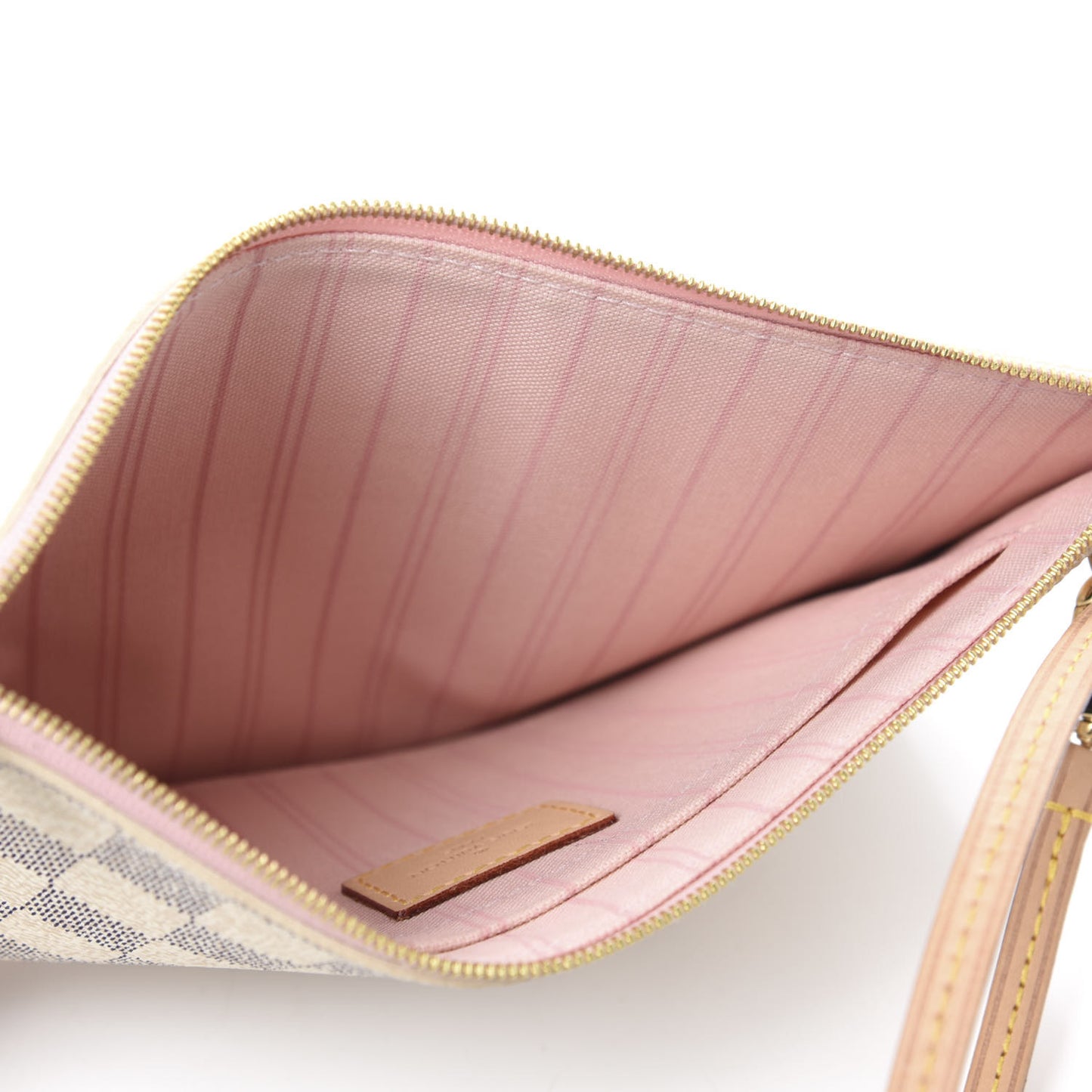 Damier Azur Neverfull MM GM Pochette Rose Ballerine