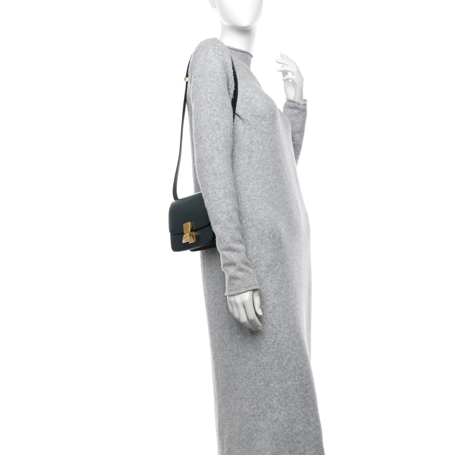 Box Calfskin Small Classic Box Flap Bag Amazone