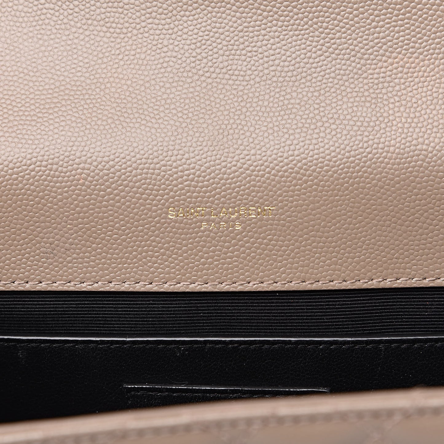 Grain De Poudre Textured Mixed Matelasse Medium Triquilt Monogram Satchel Taupe