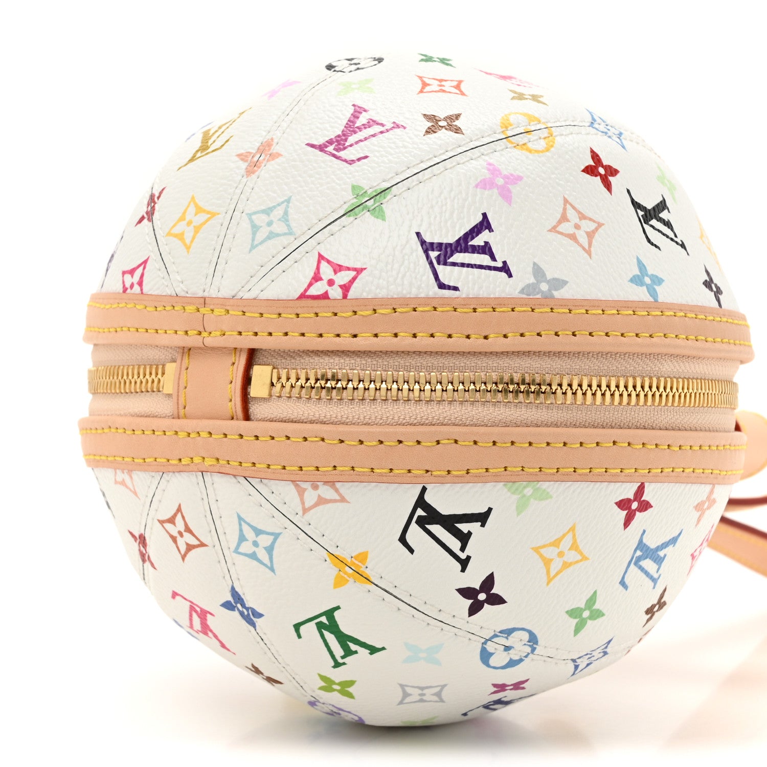 Louis Vuitton LV x TM Monogram Multicolor Koro Koro Clutch White 8 of 9