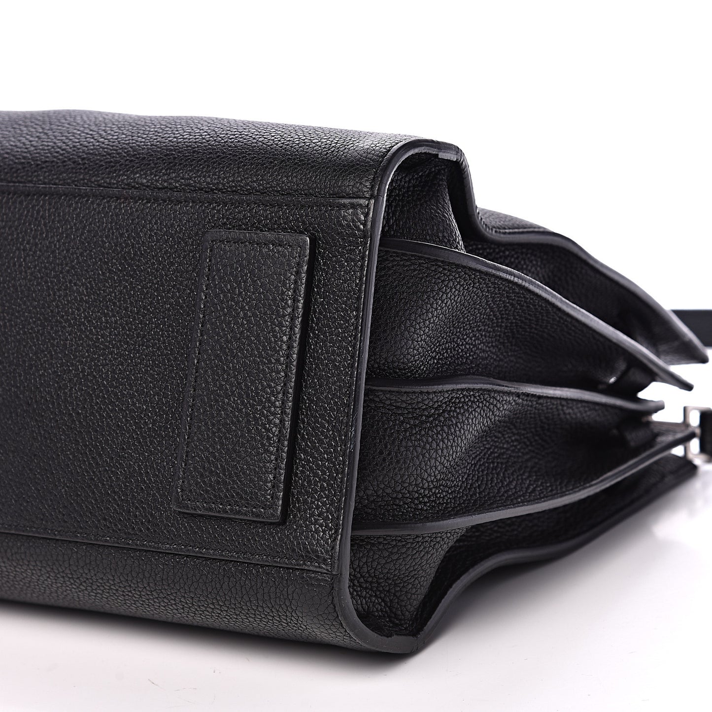 Grained Calfskin Small Supple Sac De Jour Black