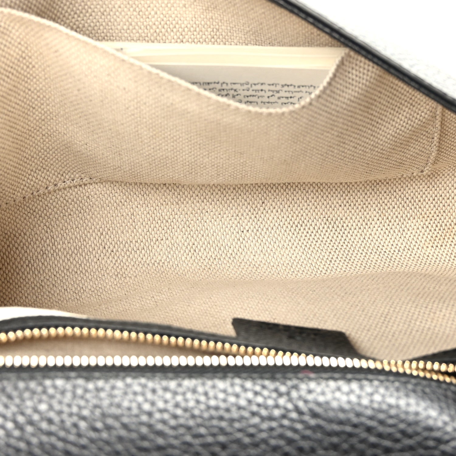 Gucci Pebbled Calfskin Medium Soho Clutch Black 5 of 9