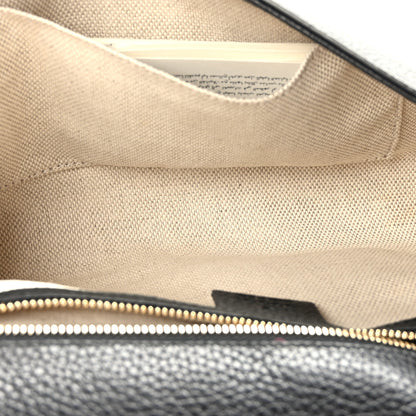 Gucci Pebbled Calfskin Medium Soho Clutch Black 5 of 9