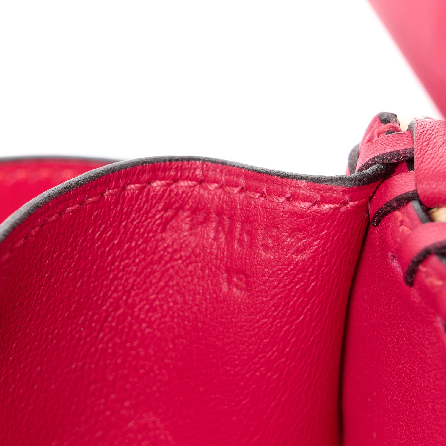 Hermes Wicker Swift Picnic Birkin 25 Naturel Framboise 6 of 13