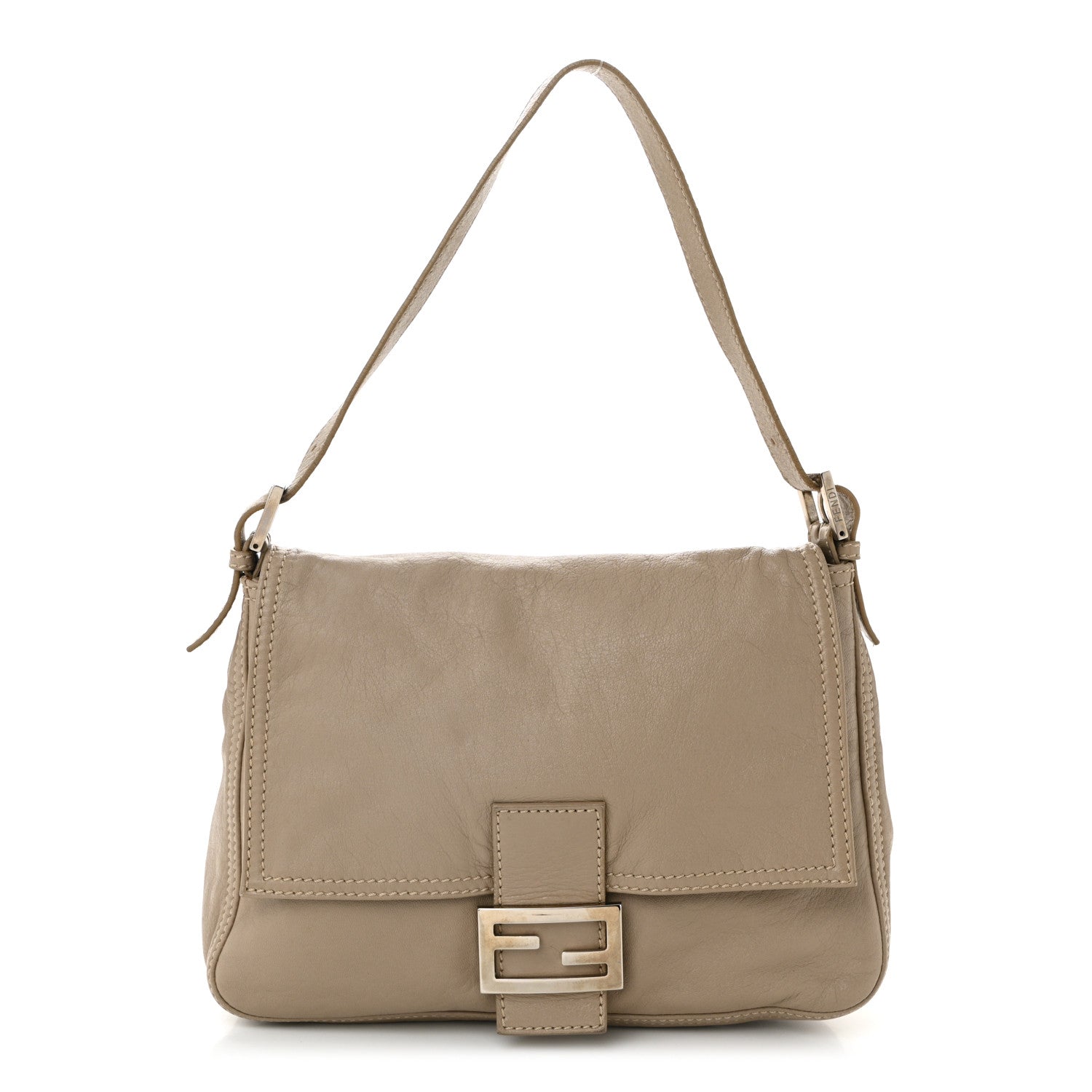 Fendi Nappa Mama Baguette Beige 1 of 11
